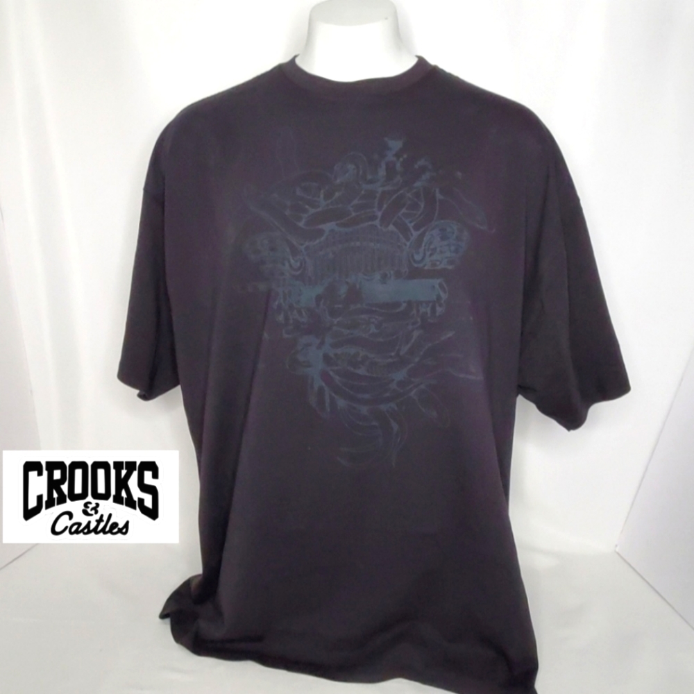 Crooks & Castles Men's Galactic Medusa Tee